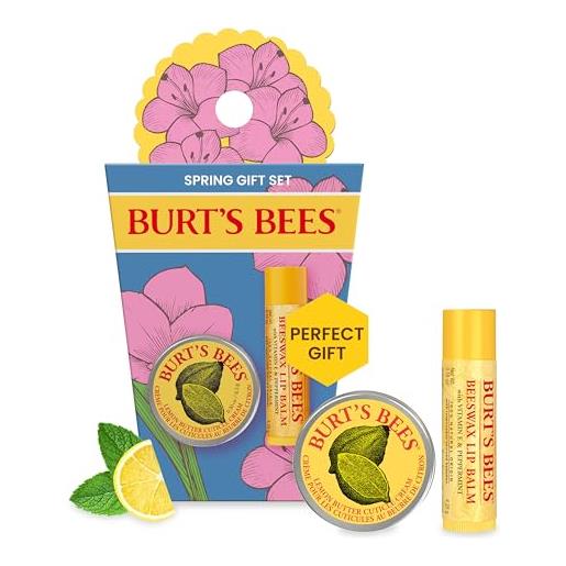 Burt's Bees set balsamo labbra alla cera d'api & mini crema per cuticole, spring surprise edizione limitata