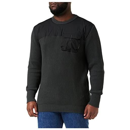 G-STAR RAW men's unisex army knit, grigio (cloack d21955-c868-5812), m