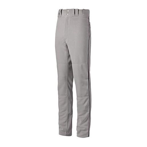 Mizuno premier pro g2 - pantaloni da uomo premier pro con tubi, g2, l, colore: grigio-nero