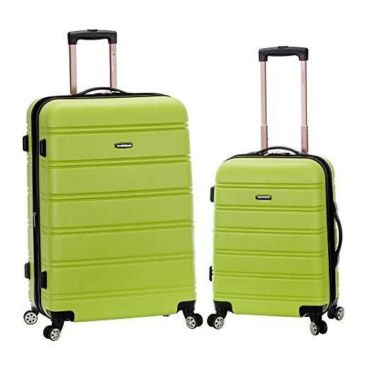 Rockland melbourne hardside - bagaglio a rotelle espandibile, lime (verde) - f225-lime