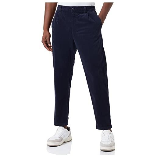 BOSS schino-shyne trousers_flat, blu scuro, 33w x 34l uomo