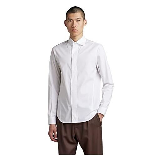 G-STAR RAW men's formal superslim shirt, bianco (white d22008-c271-110), xs