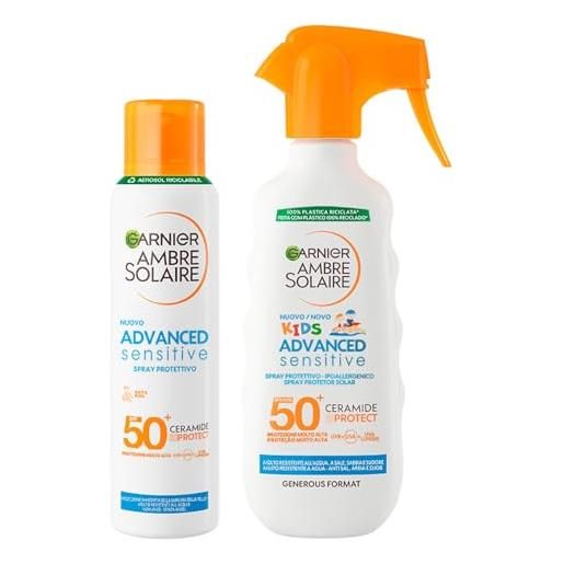 Garnier ambre solaire kids spf 50+ spray e advanced sensitive spf 50+ spray