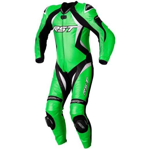 Rst tractech evo 4 ce leather suit verde 3xl uomo