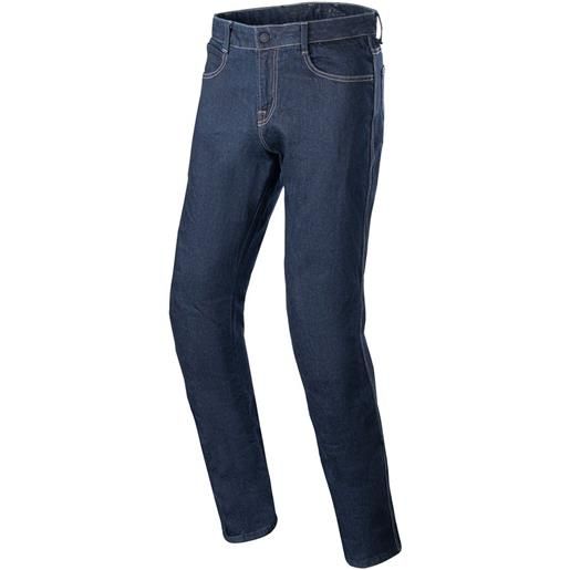 ALPINESTARS - pantaloni radon relaxed fit rinse blue