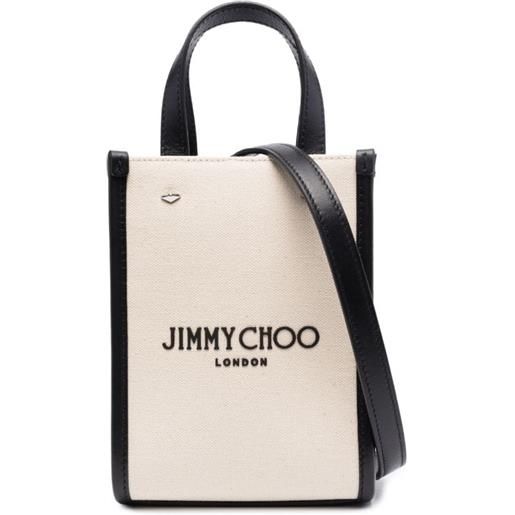 Jimmy Choo borsa tote n/s mini - toni neutri