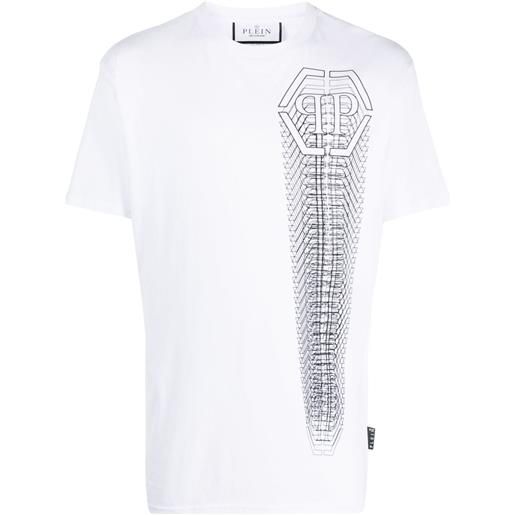 Philipp Plein t-shirt girocollo - bianco