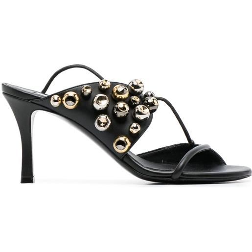 Stella McCartney sandali con decorazione 85mm - nero