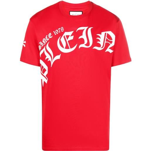 Philipp Plein t-shirt con stampa grafica - rosso