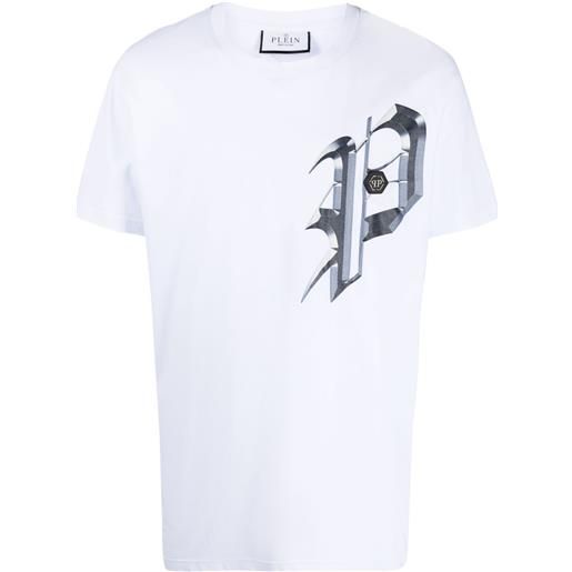 Philipp Plein t-shirt con stampa grafica - bianco