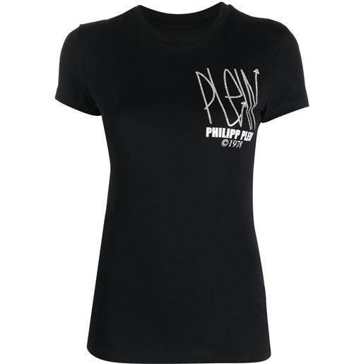 Philipp Plein t-shirt sexy pure girocollo - nero