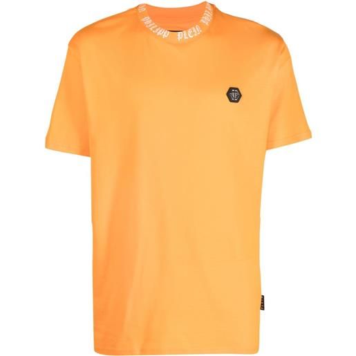 Philipp Plein t-shirt con stampa - arancione