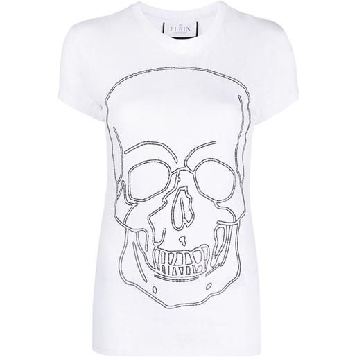 Philipp Plein t-shirt sexy pure girocollo - bianco