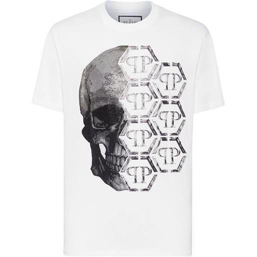 Philipp Plein t-shirt con stampa grafica - bianco