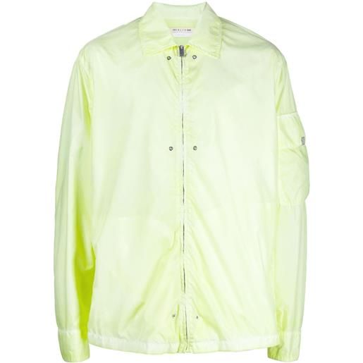 1017 ALYX 9SM giacca leggera con zip - verde