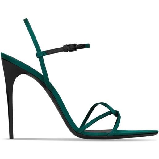 Saint Laurent sandali clara 110mm - verde