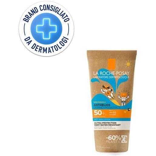 Anthelios la roche-posay Anthelios dermo-pediatrics lotion pelle bagnata spf 50+ formato 200 ml crema solare