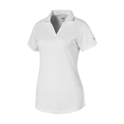PUMA w icon golf polo - donne, bright white, xl -