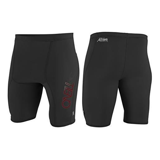 O'neill wetsuits - pantaloncini da uomo con protezione dai raggi uv, uomo, rash gilet, 3525-002, nero, s