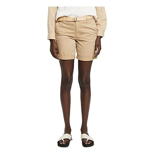 ESPRIT mit gürtel, bermuda, pantaloncini donna, bianco - new, 44