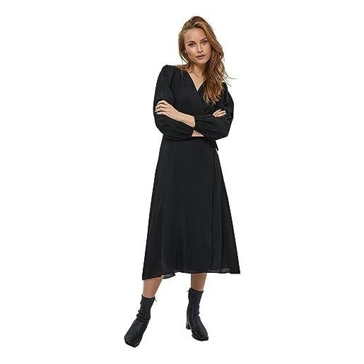 Minus josia wrap dress, vestito, donna, nero (100 black), 44