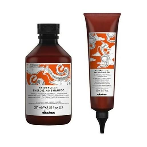DAVINES anticaduta naturaltech energizing kit shampoo 250ml+energizing gel 150ml