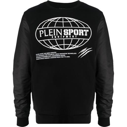 Plein Sport felpa global express edition - nero