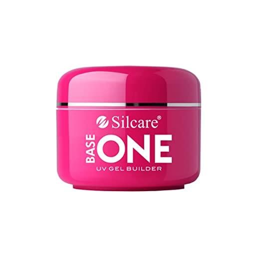 Silcare base one pink, gel uv, 50 g, (etichetta in lingua italiana non garantita)