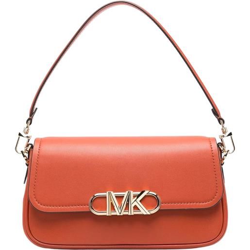 Michael Kors borsa in pelle con placca logo