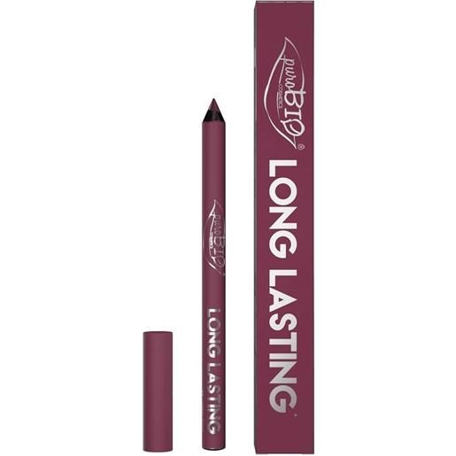 Purobio cosmetics matita labbra long lasting 010l vinaccio