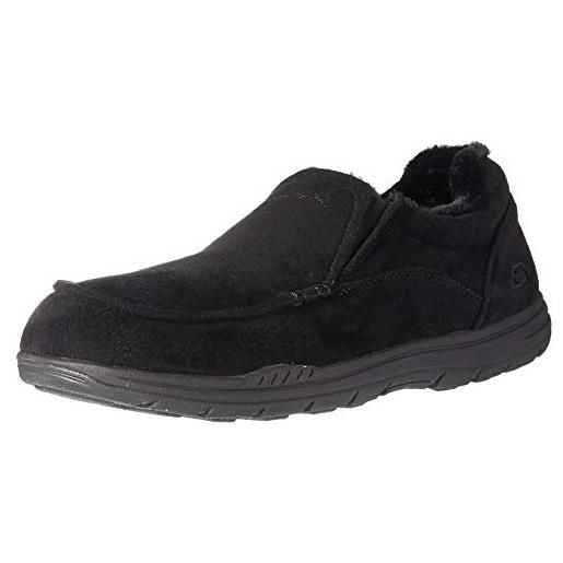 Skechers previsto x slipper, pantofole uomo, nero, 46 eu