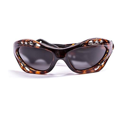 Ocean Sunglasses cumbuco, occhiali da sole polarizzati, montatura: marrone, lenti: fumé, 15000.2