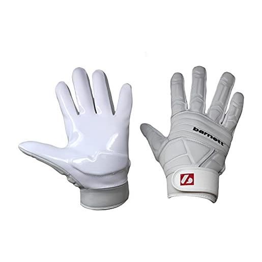 BARNETT flg-03 bianco (s) guanti da calcio americano linemen pro, ol, dl