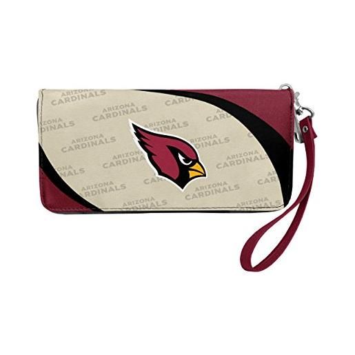Littlearth donna nfl tennessee titans curve zip organizer in pelle, donna, 300902-card, red, 8 x 4 x 1