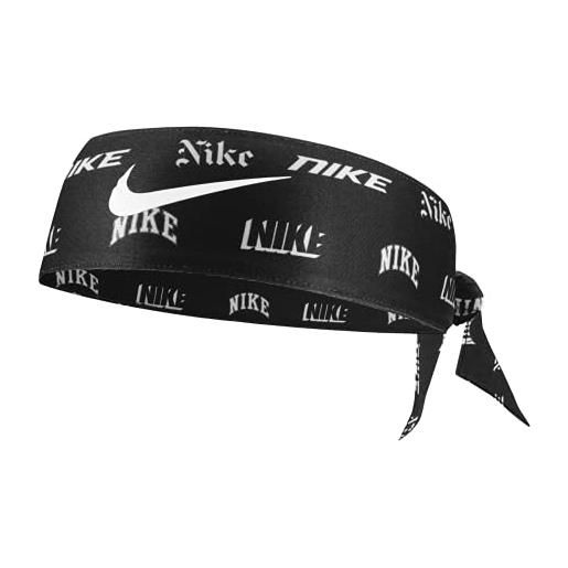 Nike bandana unisex per adulti, modello expl dri-fit head, ny vs ny off noir/avorio pallido, taglia unica