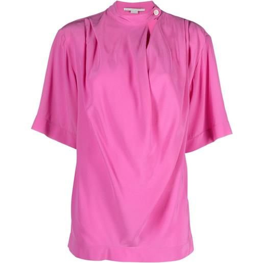 Stella McCartney blusa drappeggiata - rosa