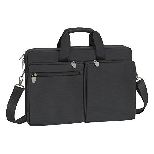 RivaCase black laptop bag 17.3