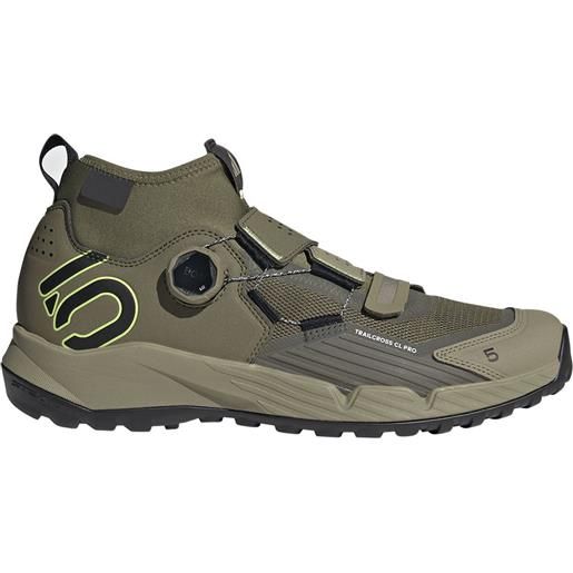Five Ten trailcross pro clip-in mtb shoes verde eu 41 1/3 uomo