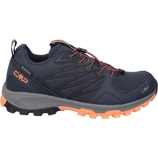 CMP scarpa atik wp trail running shoes waterproff blu