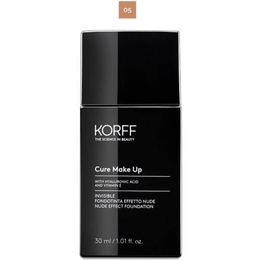 Korff cure make up fondotinta invisible effetto nude 05