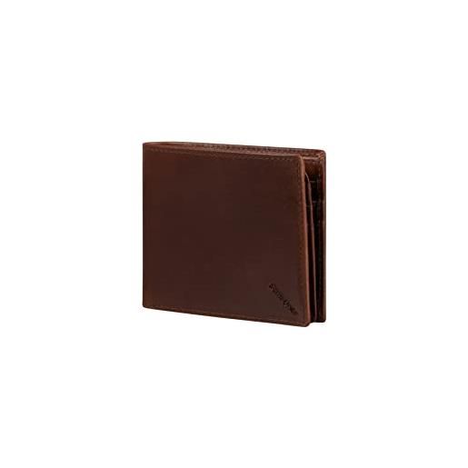 Samsonite veggy slg - portafoglio, 10,5 cm, marrone scuro, marrone (marrone scuro), buste per carte di credito da uomo