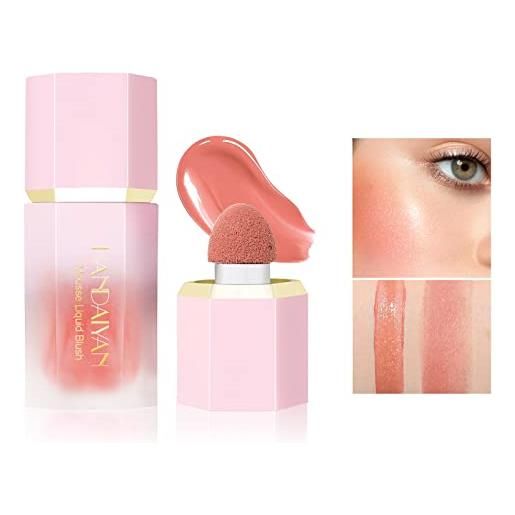 Nexolla blush liquido matte liquid blush leggero, dewy liquid blush liquid blusher, blush in crema, fard liquido naturale dall'aspetto, guancia blush crema, sensazione nebulosa avanzata -2#rose