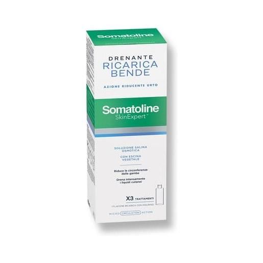 Somatoline SkinExpert Cosmetic somatoline kit ricarica per bende drenanti gambe 3 trattamenti 420 ml