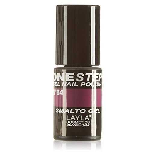 Layla cosmetics - one step gel smalto, nasty, 1er pack (1 x 5 ml)