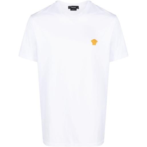 Versace t-shirt con motivo medusa - bianco