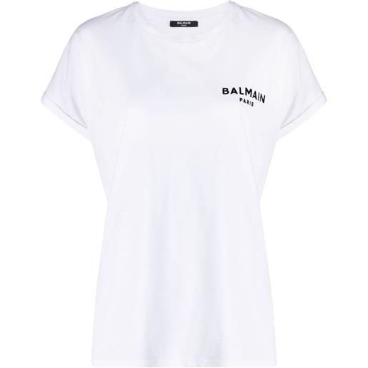 Balmain t-shirt con logo - bianco