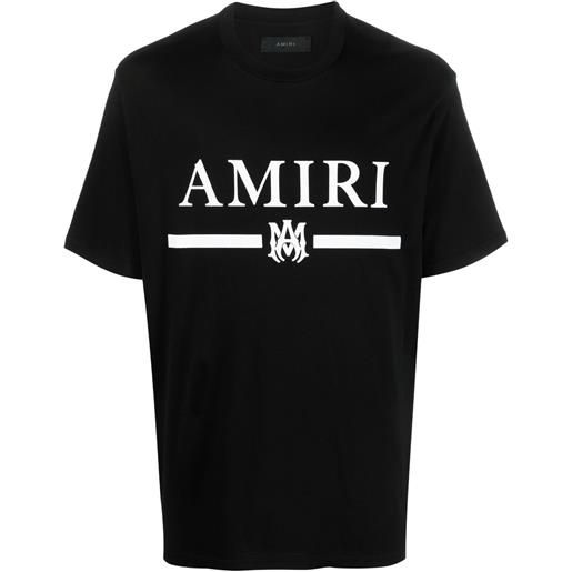 AMIRI t-shirt m. A. Bar con stampa - nero