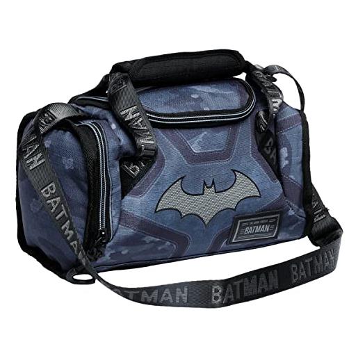 DC Comics batman fear-borsa porta pranzo mailbox, nero, 25 x 12 cm