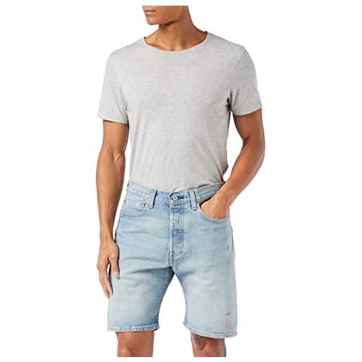 Levi's 501 original shorts, pantaloncini di jeans uomo, marshmallow short, 34w