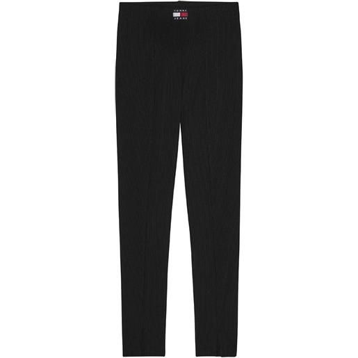 TOMMY JEANS leggings a coste con spacchi donna